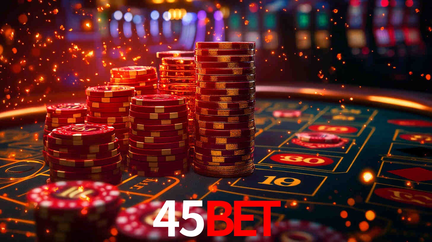 45bet Logo - Bônus com Rollover Justo